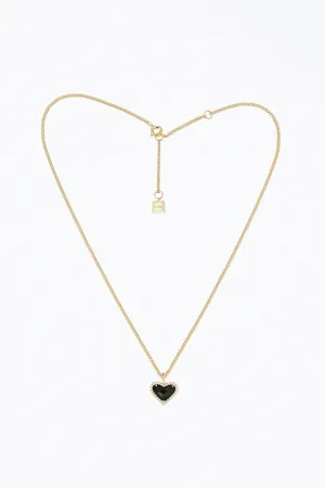 WHITNEY GEMSTONE HEART NECKLACE