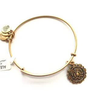 Women's Alex And Ani | Lotus Peace Petals IV Bgle Bracelet | Raf Gold