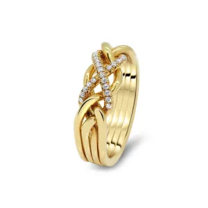 Womens Gold Diamond 4CW-LD