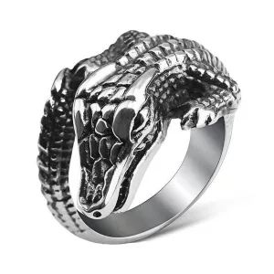 Wrap-Around Crocodile Ring