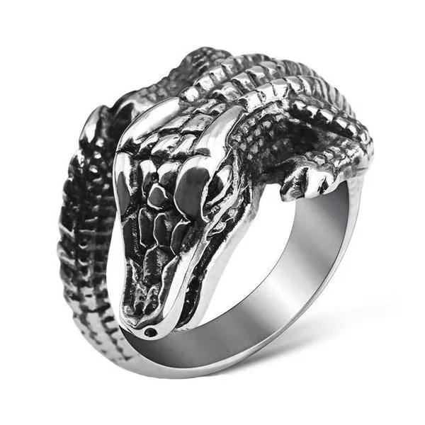 Wrap-Around Crocodile Ring
