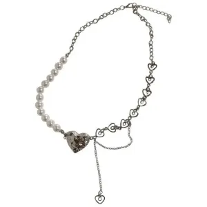 Y2K Aesthetic Pearl Necklace for Creative Outfit Styling