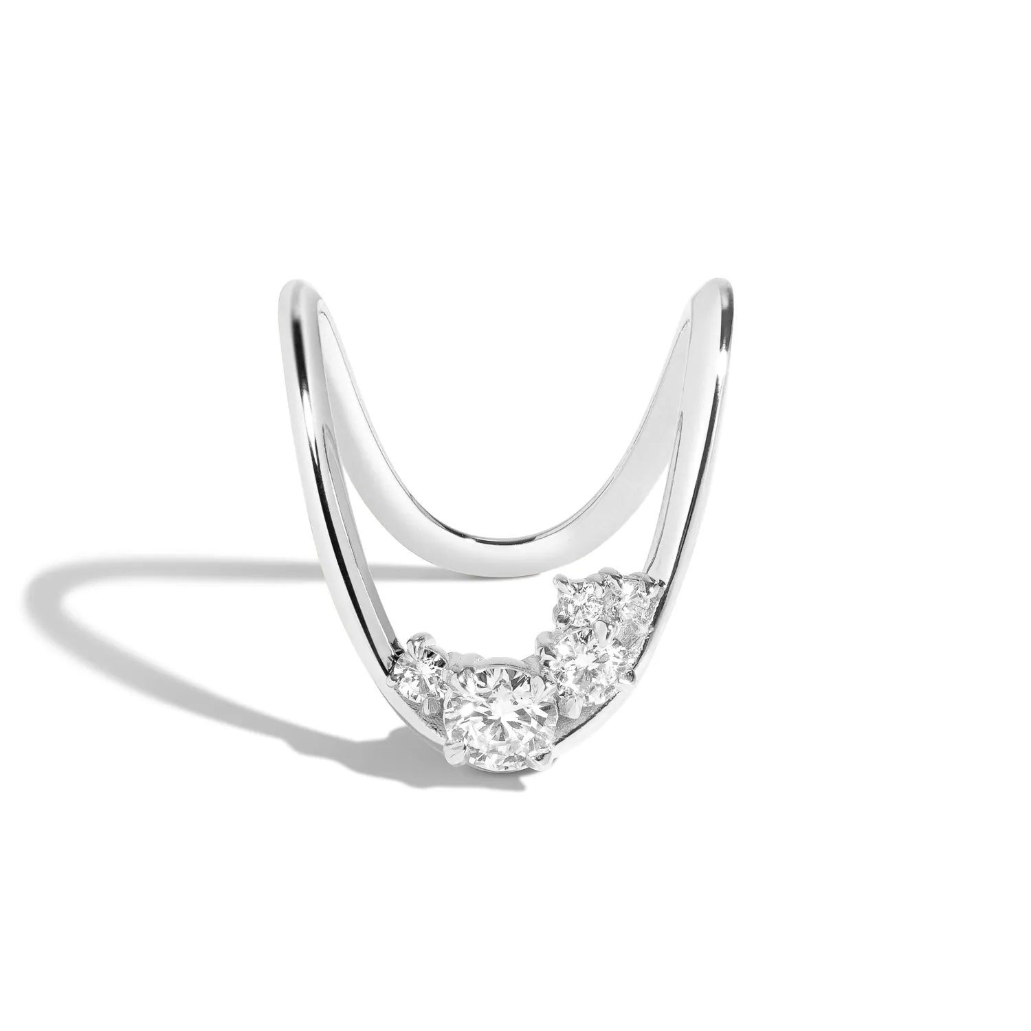 Zaha Cluster Deep Curve Ring
