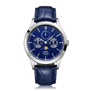ZEROO C1 CLASSIC MOON PHASEQUARTZ WATCH FOR GENTS - ZC001SBL